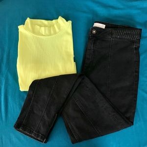 NWT Zara Jeans (FREE SHIRT WITH PURCHASE)!!